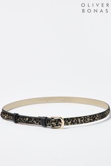 Oliver Bonas Leopard Black & Gold Jeans Belt (922587) | €30