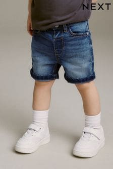 כחול בהיר - מכנסי ג'ינס קצרים (3 חודשים עד גיל 7) (922894) | ‏34 ‏₪ - ‏42 ‏₪