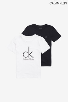 Calvin Klein Black/White Cotton T-Shirt Two Pack (923033) | 38 € - 43 €