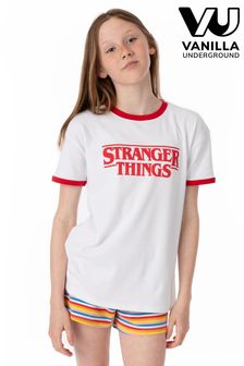 Vanilla Underground Red Stranger Things Girls Licensing Short Pyjamas (923205) | €23