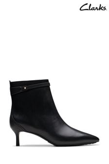 Clarks low heel ankle boots discount