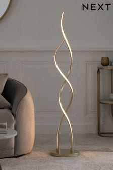 Champagne Gold Callie LED Floor Lamp (924589) | €145