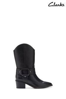 Clarks calf boots shop