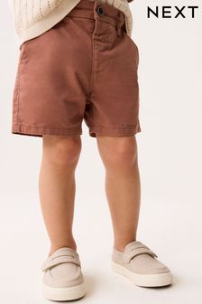 Rust Brown Chinos Shorts (3mths-7yrs) (926314) | AED29 - AED39