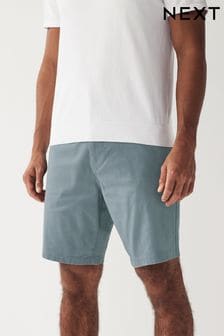 Pale Blue Straight Fit Stretch Chinos Shorts (926620) | kr310