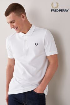 Белый - Однотонная рубашка поло Fred Perry (926647) | €110