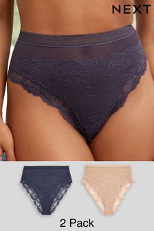 Lace Knickers 2 Pack