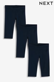 Navy Blue 3 Pack Cropped Leggings (3-16yrs) (927680) | $17 - $27