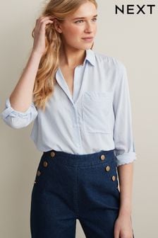 Blue/White Stripe Long Sleeve Smart Shirt (928029) | €31