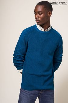 Azul - Suéter con cuello redondo Pentire de White Stuff (929032) | 64 €
