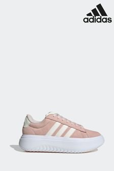 adidas Pink Sportswear Grand Court Platform Trainers (929149) | kr1,038