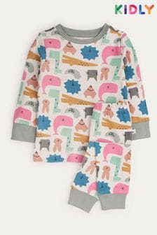 Grau - Kidly Pyjama aus Bio-Baumwolle (929638) | 34 €
