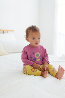 Purple Baby Sweatshirt And Jogger Set (0mths-2yrs) (930019) | €28 - €31