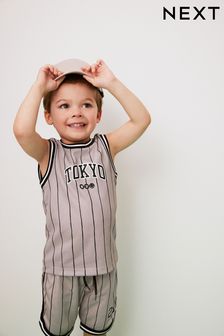 Vertical Stripe Vest and Shorts Set (3mths-7yrs) (930112) | NT$530 - NT$710