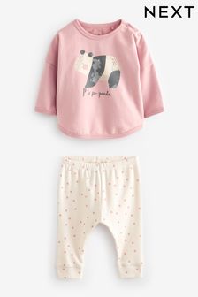 Pink Panda Baby Top And Leggings Set (930444) | 19 € - 22 €
