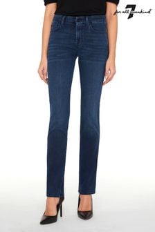 7 For All Mankind Mid Rise Kimmie Bair Straight Fit Jeans (930494) | ₪ 885