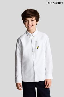 Weiß - Lyle & Scott Jungen Langärmeliges Oxford-Hemd (930541) | 62 € - 70 €