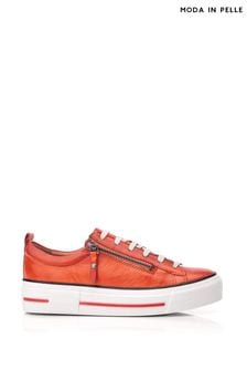 Moda in Pelle Filician Zip & Lace Chunky Slab Sole Trainers (930650) | OMR67