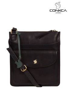 Conkca Lauryn Leather Cross-Body Bag (931106) | SGD 87