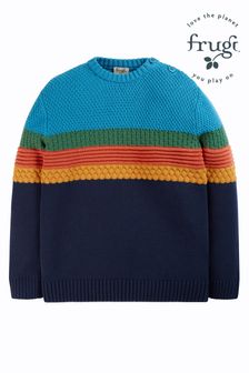 Frugi oranžno pleten pulover Wilbur (931480) | €27 - €28