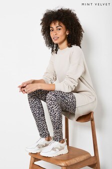 Legging à imprimé animal Mint Velvet neutre