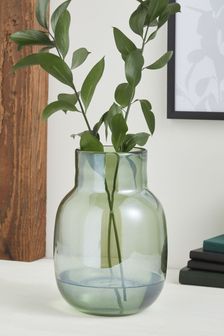 Green Lustre Glass Vase (931763) | $27