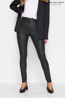 Long Tall Sally Black AVA Coated Stretch Skinny Jeans (931862) | €52