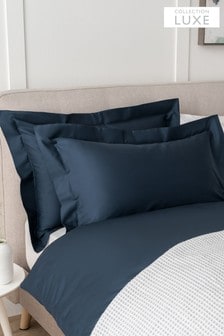 Set of 2 Navy Collection Luxe 400 Thread Count 100% Egyptian Cotton Pillowcases (932695) | €27 - €30