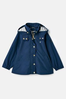 Joules Meadow Navy Blue Lightweight Raincoat With Hood (933069) | €57 - €61