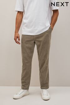 Песочный - Вельветовые брюки свободного кроя (933276) | €17