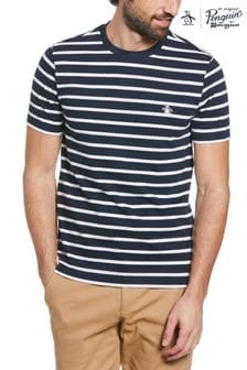 Original Penguin Breton Stripe Organic Cotton Jersey T-Shirt (934011) | 173 QAR