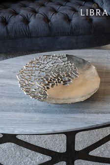 Libra Silver Apo Coral Aluminium Platter (934192) | $186