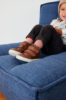 Светло-коричневый - Ботинки на теплой подкладке и липучке (935837) | €22 - €27