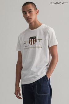 Weiß - Gant Archive Shield T-shirt (936826) | 47 €