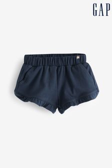 Gap Navy Stripe Pull On Ruffle Baby Shorts (3mths-5yrs) (937258) | €7