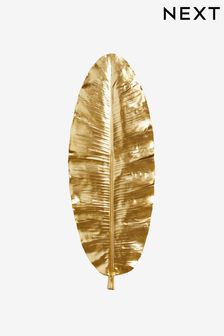 Gold Leaf Wall Plaque (937336) | 360 zł