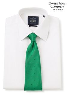 Savile Row White Poplin Slim Fit NonIron Double Cuff Shirt (9373D6) | €77
