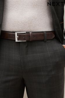 Brown Stitched Edge Belt (937957) | OMR4
