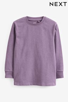 Purple Long Sleeve Cosy T-Shirt (3-16yrs) (938650) | kr76 - kr129