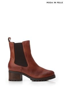Moda in Pelle Brooklea Chunky Heel Chelsea Boots (938870) | OMR72
