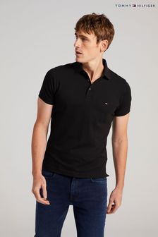 Черный - Рубашка поло узкого кроя Tommy Hilfiger 1985 (938879) | €103