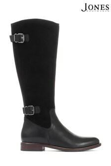 Jones Bootmaker Black Leather Ladies Knee High Boots (939076) | 222 €