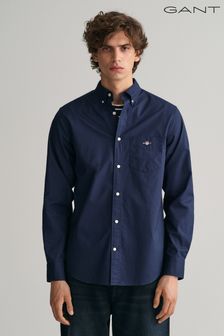 GANT Blue Regular Fit Poplin Shirt (939557) | kr1,168