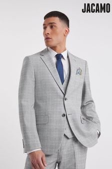 Jacamo Grey Jasper Check Suit Jacket (939760) | €96