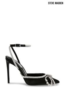 Black - Steve Madden Vibrantly Satin Heeled Shoes (940071) | kr2 560