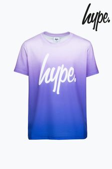 Hype. Girls Purple Digital Fade T-Shirt
