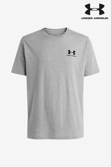 Gris clair - T-shirt Under Armour look sport avec logo sur la poitrine gauche (941102) | €26 - €27