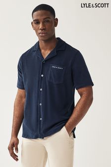 海軍藍 - Lyle & Scott 毛巾度假衬衫 (941664) | NT$3,270