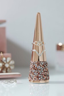 Porte-bague orné de pierreries