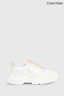 Calvin Klein Kids Lace-Up White Sneakers (942103) | ₪ 368 - ₪ 414
